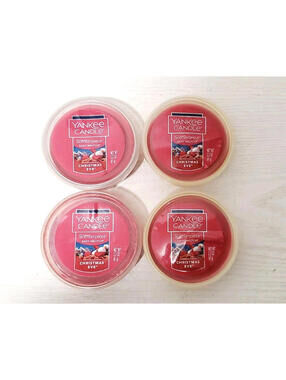 Yankee Candle Scenterpiece Christmas Eve Easy Melt Cup Holiday Scent X 4 HTF NOS